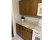 Updated kitchen countertops and cabinets with decor at 814 James Landing Ct., Murrells Inlet, SC 29576