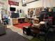 Garage space with storage and workout equipment and South Carolina décor at 821 Falkirk St., Myrtle Beach, SC 29579