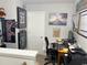 Office setup with South Carolina decorations, a desk, and ample room for work at 821 Falkirk St., Myrtle Beach, SC 29579