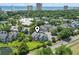 Aerial view of townhome complex with the beach and surrounding area in the background at 824 Castleford Circle # 7C, Myrtle Beach, SC 29572