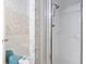 Bright bathroom featuring a soaking tub with jets and a glass-enclosed shower at 824 Castleford Circle # 7C, Myrtle Beach, SC 29572