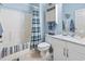 Full bathroom with a shower-tub combo, and granite vanity at 824 Castleford Circle # 7C, Myrtle Beach, SC 29572