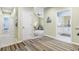 Inviting foyer showcasing an open floor plan with views of the living room and kitchen at 824 Castleford Circle # 7C, Myrtle Beach, SC 29572