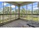 Enclosed screened porch offers views of the community at 824 Castleford Circle # 7C, Myrtle Beach, SC 29572
