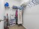 Walk-in closet with wire shelving, providing ample storage space at 824 Castleford Circle # 7C, Myrtle Beach, SC 29572