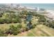 Beautiful aerial view of the golf course, water feature, and community at 9400 Shore Dr. # 716, Myrtle Beach, SC 29572