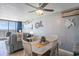 Dining room view with table, chairs, and nautical decor at 9400 Shore Dr. # 716, Myrtle Beach, SC 29572