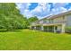 A manicured lawn leads up to the back of multiple units at 1025 Penny Ln. # 1025, Myrtle Beach, SC 29577