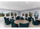 Bright meeting room with round tables, stylish seating and large windows providing a lovely view at 1239 Maxwell Dr., Little River, SC 29566