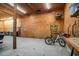 Spacious garage with an open layout, offering ample storage and workspace at 127 Brown Pelican Loop, Pawleys Island, SC 29585