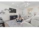 Bright living room with neutral decor, stylish furniture, and ample natural light at 1428 Lanterns Rest Rd. # 1428, Myrtle Beach, SC 29579