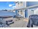 Cozy back patio with hot tub and seating; perfect for outdoor relaxing and entertaining at 1857 Culbertson Ave. # 1857, Myrtle Beach, SC 29577