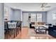 Cozy living room with ample seating, natural light, and hardwood floors at 1857 Culbertson Ave. # 1857, Myrtle Beach, SC 29577