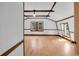Bright attic featuring wood beams, natural light, and ample space at 203 Lakeland Dr., Conway, SC 29526