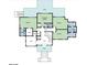 First floor layout including bedrooms, bathrooms, foyer, office, and terrace outlined in a detailed floor plan at 288 Tipperary Pl., Pawleys Island, SC 29585