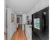 Functional kitchen with white cabinets, modern appliances, and an open view to the bedroom at 3000 N Ocean Blvd. # 1127, Myrtle Beach, SC 29577