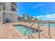 Relaxing outdoor pool area featuring a whirlpool and ample lounge seating for residents to enjoy at 3000 N Ocean Blvd. # 1127, Myrtle Beach, SC 29577