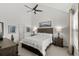 Serene main bedroom with vaulted ceiling, soft lighting, and ample closet space at 310 Lockerbie Ct. # 1057, Myrtle Beach, SC 29577