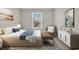 Tastefully decorated bedroom with lots of natural light at 3137 Tiger Tail Rd., Conway, SC 29526