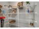 Spacious walk-in pantry with wire shelving, offering ample storage for groceries and household items at 339 Garden Grove St, Conway, SC 29526