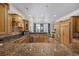 Beautiful gourmet kitchen with granite countertops, stainless steel appliances, and custom cabinetry at 350 Saint Julian Ln., Myrtle Beach, SC 29579