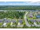 Aerial view of a neighborhood with a lake, surrounded by lush greenery and beautiful homes at 3925 Riley-Hampton Dr., Myrtle Beach, SC 29579