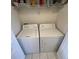 Laundry area featuring a full-size washer and dryer, perfect for convenient chores at 3965 Forsythia Ct. # 202, Myrtle Beach, SC 29588