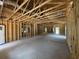 Interior framing with exposed beams and duct work creates an open, modern feel in this new construction home at 4032 Copperhead Rd., Conway, SC 29527