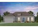 Charming single-story home with gray siding, a welcoming front porch, and a well-manicured lawn at 417 Nautical Way, Myrtle Beach, SC 29588