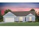 Charming single-story home with a neutral color, attached garage, and well-maintained landscaping at 421 Nautical Way, Myrtle Beach, SC 29588