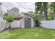 Well-maintained backyard with a shed, privacy fence, lush lawn, and landscaping, offering a serene outdoor space at 505 41St Ave. S, North Myrtle Beach, SC 29582