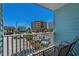 Balcony with chairs and a view of the surrounding buildings at 6301 N Ocean Blvd. # 2B, North Myrtle Beach, SC 29582