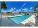 Community pool area with lounge chairs, offering a relaxing spot for residents at 6301 N Ocean Blvd. # 2B, North Myrtle Beach, SC 29582