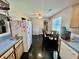 View of a functional kitchen space with adjacent dining, complete with appliances at 706 Jamie Ln., Conway, SC 29526