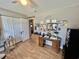 Office with a ceiling fan, natural light, and light-colored wood floors at 706 Jamie Ln., Conway, SC 29526