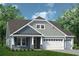 Charming single-Gathering home with a two-car garage, a welcoming front porch, and a beautifully landscaped yard at 719 St. Vincent Loop, Little River, SC 29566