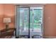 View of sliding glass door from sunroom to porch at 850 Fairway Dr. # 904Ee, Longs, SC 29568