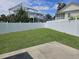 Spacious backyard with a concrete patio and privacy fence for outdoor enjoyment at 1028 Cherry Tree Ln., North Myrtle Beach, SC 29582