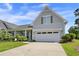 Charming single-Gathering home featuring an attached two-car garage, well-manicured lawn, and inviting curb appeal at 1584 Sand Harbor Cir. # 1584, Ocean Isle Beach, NC 28469