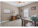 Bedroom with desk, ceiling fan, and carpet at 232 White Water Loop, Conway, SC 29526