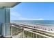 Enjoy breathtaking ocean views from this charming balcony, ideal for unwinding and soaking up the sun at 2501 S Ocean Blvd. # 503, Myrtle Beach, SC 29577