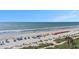 Picturesque beach view with colorful umbrellas and calm ocean waters at 2501 S Ocean Blvd. # 503, Myrtle Beach, SC 29577