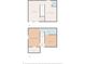 Floor plan featuring two floors with living room, eat-in kitchen, bedrooms, and bathrooms at 304 1St Ave. N, Myrtle Beach, SC 29577