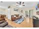 Inviting living room features wood floors, neutral paint, and access to the backyard at 3969 Murrells Inlet Rd., Murrells Inlet, SC 29576