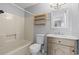 Bathroom featuring a combined shower and tub and a vanity with neutral color at 4049 Fairway Lakes Dr. # 4049, Myrtle Beach, SC 29577