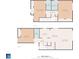 Full floor plan of home showcasing both floors, including bedrooms, bathrooms, and living spaces at 4049 Fairway Lakes Dr. # 4049, Myrtle Beach, SC 29577
