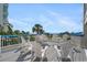 Beautiful ocean view from a condo balcony with ample seating, ideal for relaxing and enjoying coastal scenery at 5511 N Ocean Blvd. # 1801, Myrtle Beach, SC 29577