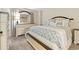 Comfortable bedroom with king bed, dresser and decor at 5523 North Ocean Blvd. # 803, Myrtle Beach, SC 29577