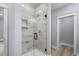Beautiful bathroom showcasing glass shower with custom tile, a recessed shelf, and modern fixtures at 6001-Mh13A S Kings Hwy., Myrtle Beach, SC 29575