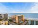 Stunning aerial view of the resort with ocean views, pool, and surrounding cityscape at 6900 N Ocean Blvd. # 842, Myrtle Beach, SC 29577